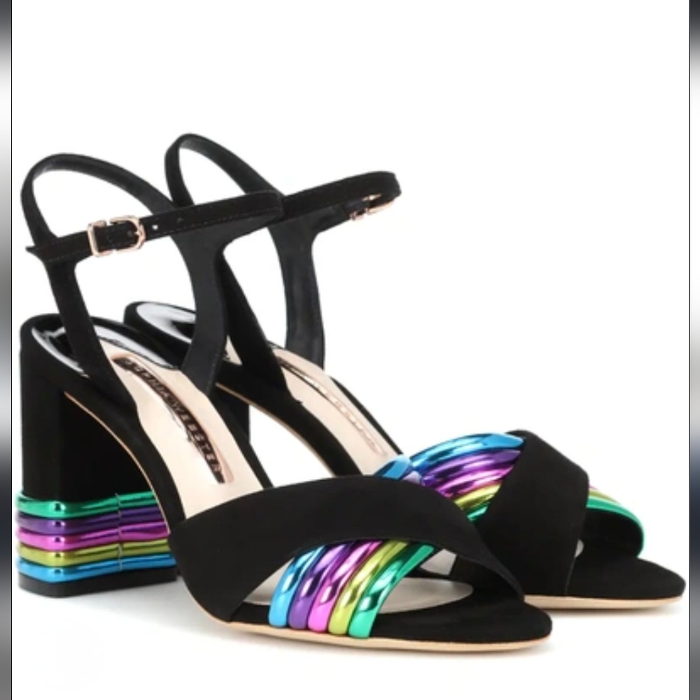 Colorful Strappy Women's Heels